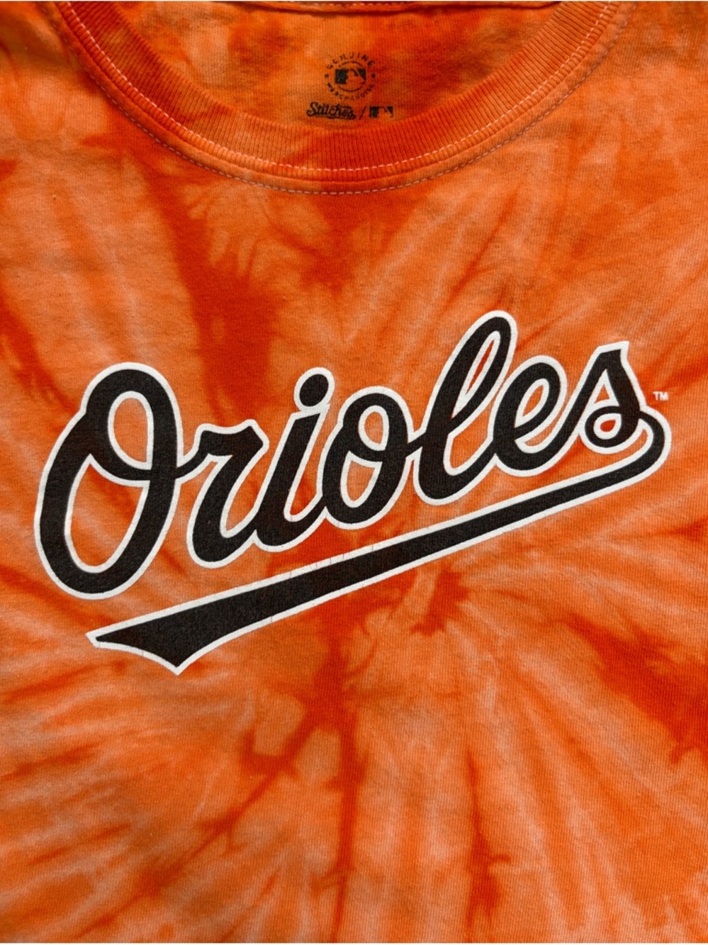 Kid’s Baltimore Orioles Tie-Dye T-Shirt - Small